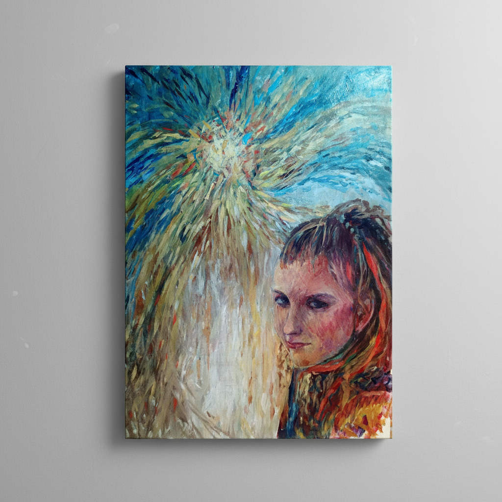 Realizing Her Infinite Power - Wall Hanging Style