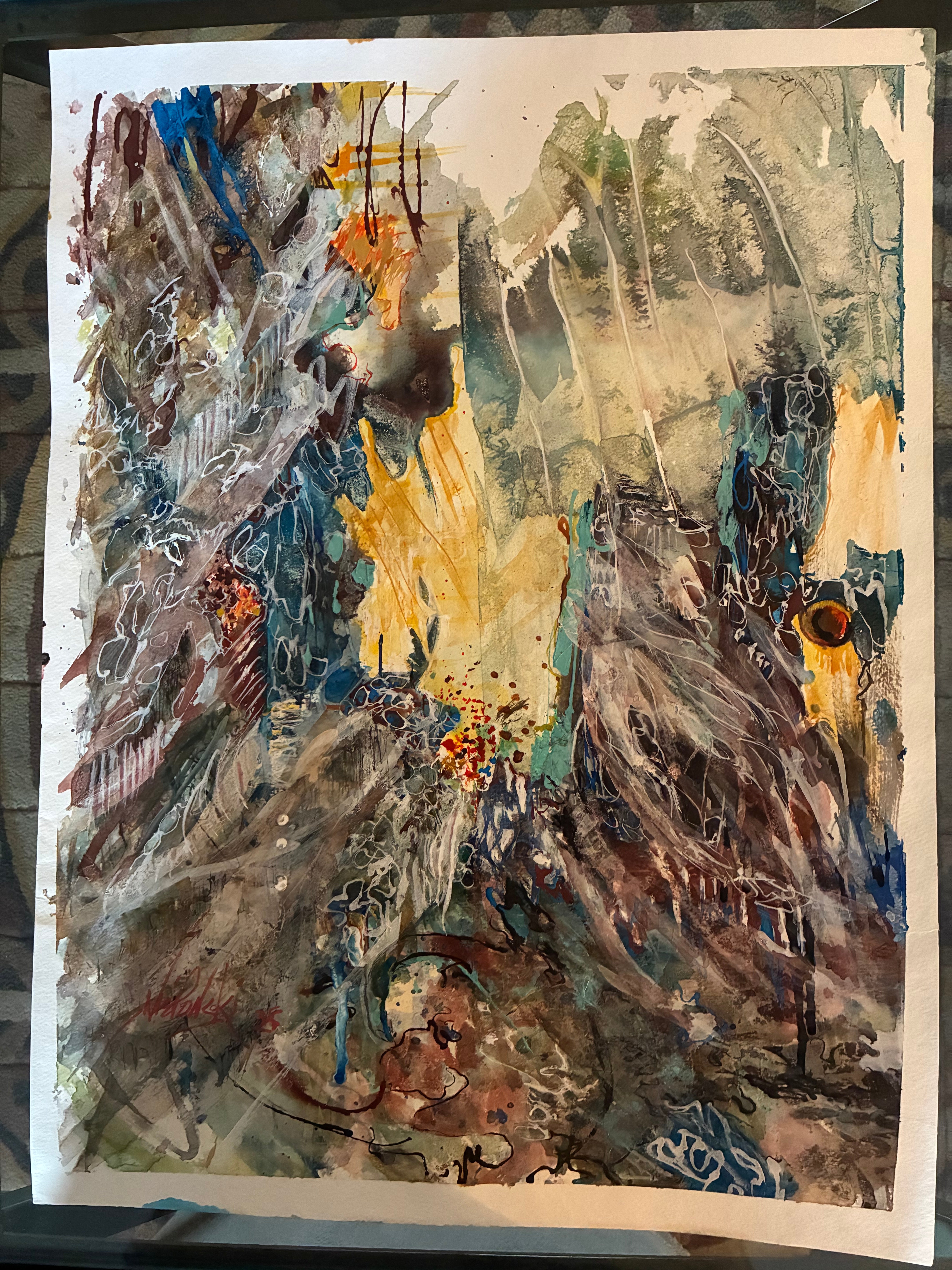 The Crossing - Original Painting by Chaz Nieponski | Nieponski Gallery