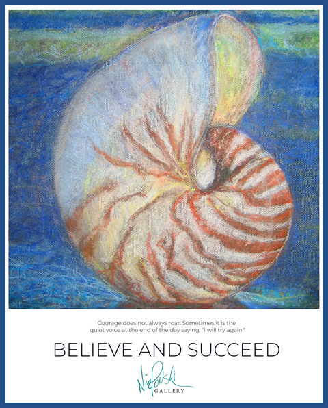 Believe and Succeed — Art Poster