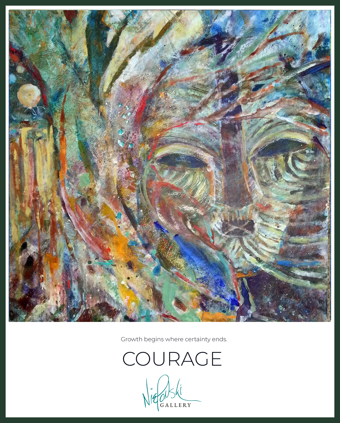 Courage — Art Poster