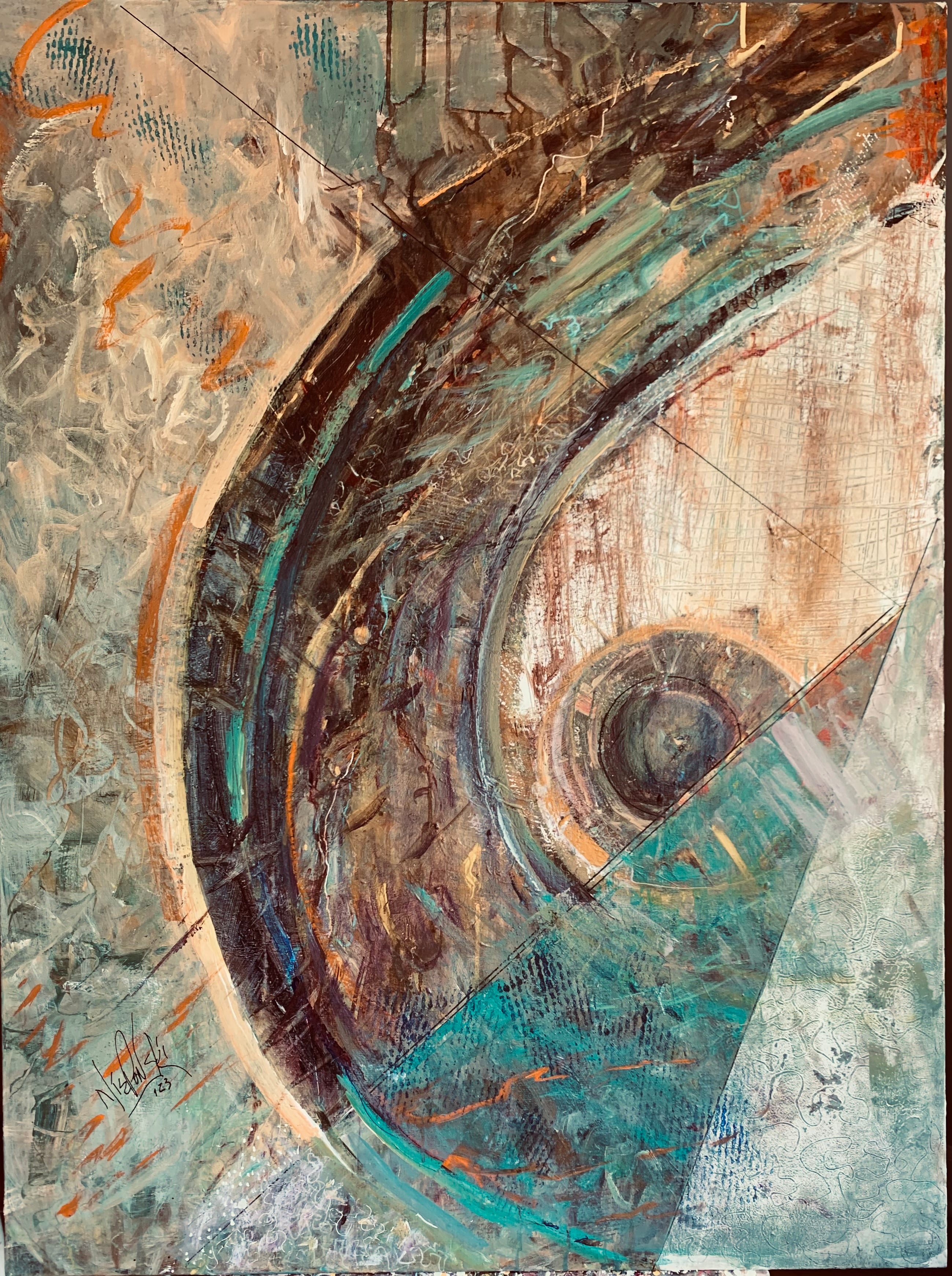 Eclipse - Original Painting by Chaz Nieponski | Nieponski Gallery