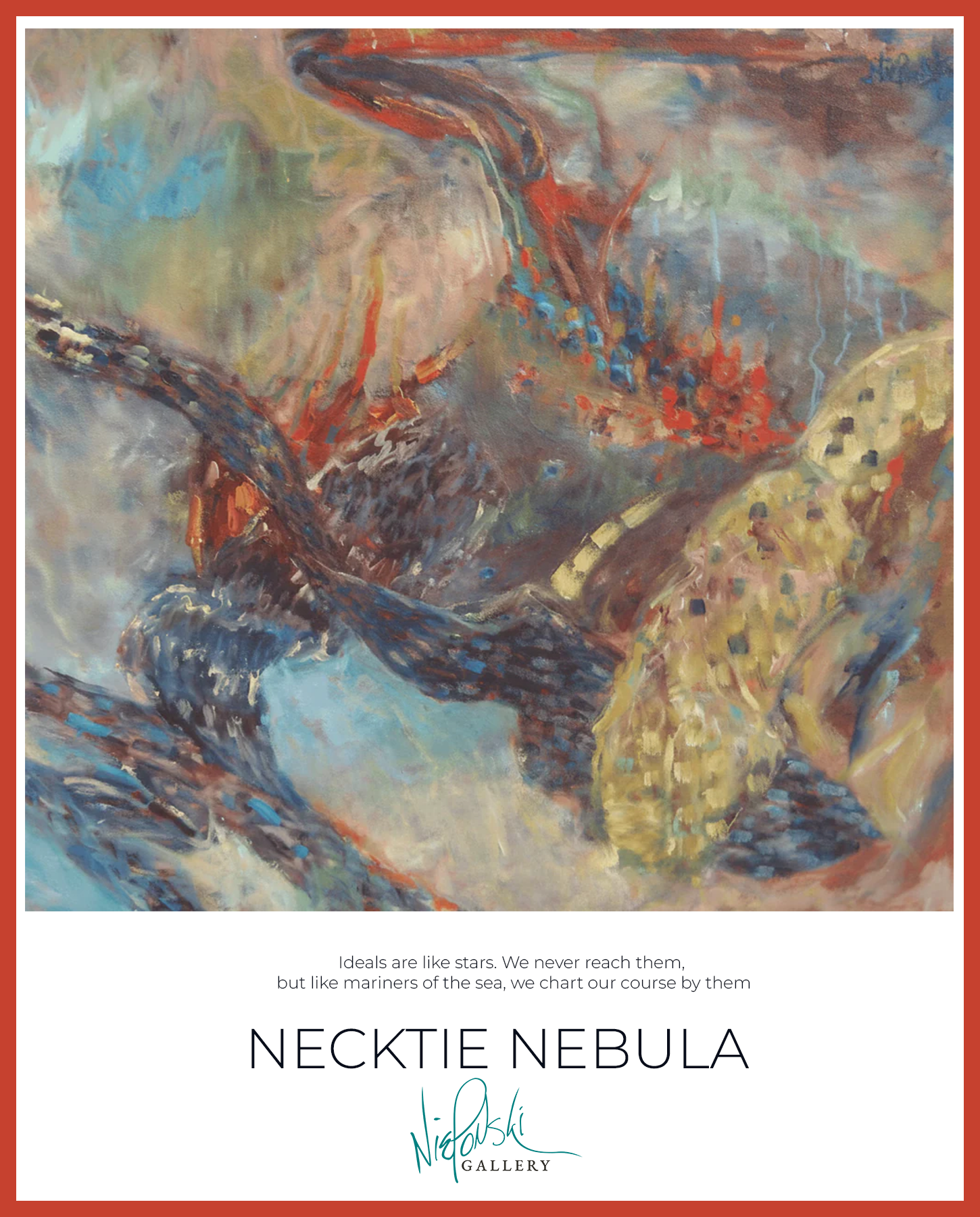Necktie Nebula — Art Poster