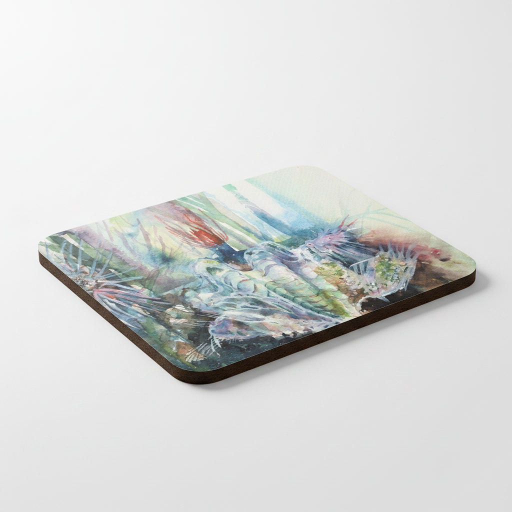 Deep Inside a Creature Resides Coaster Mockup