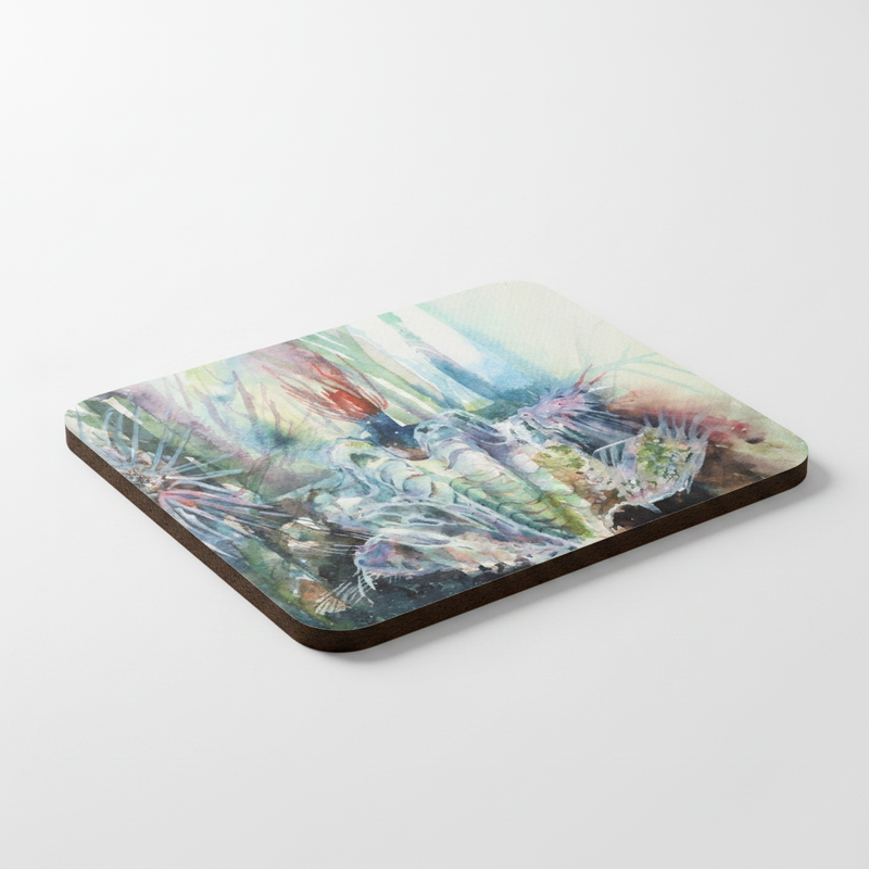 Deep Inside a Creature Resides Coaster Mockup