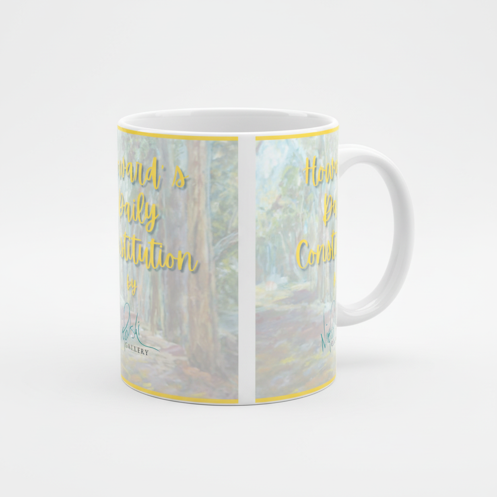 Howard's Daily Constitution Cup Back