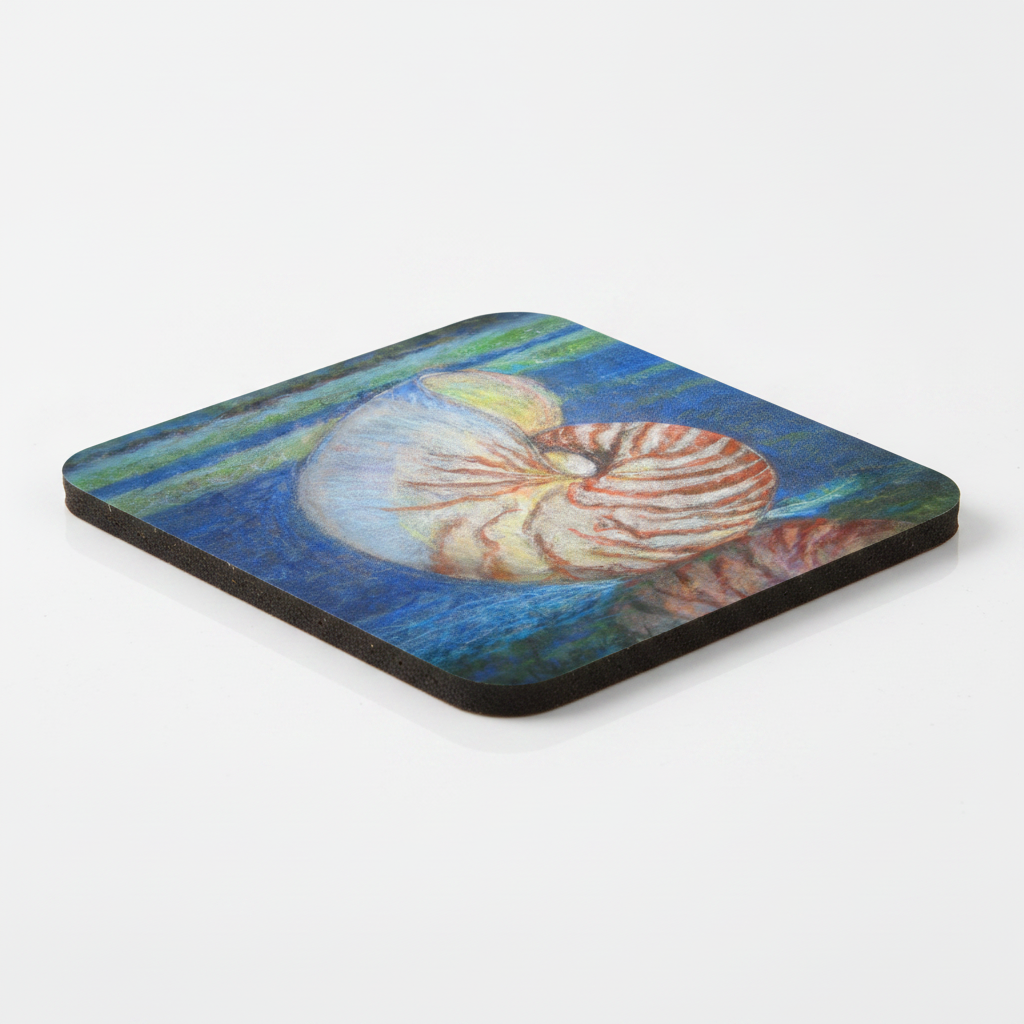 Listen Coaster Mockup