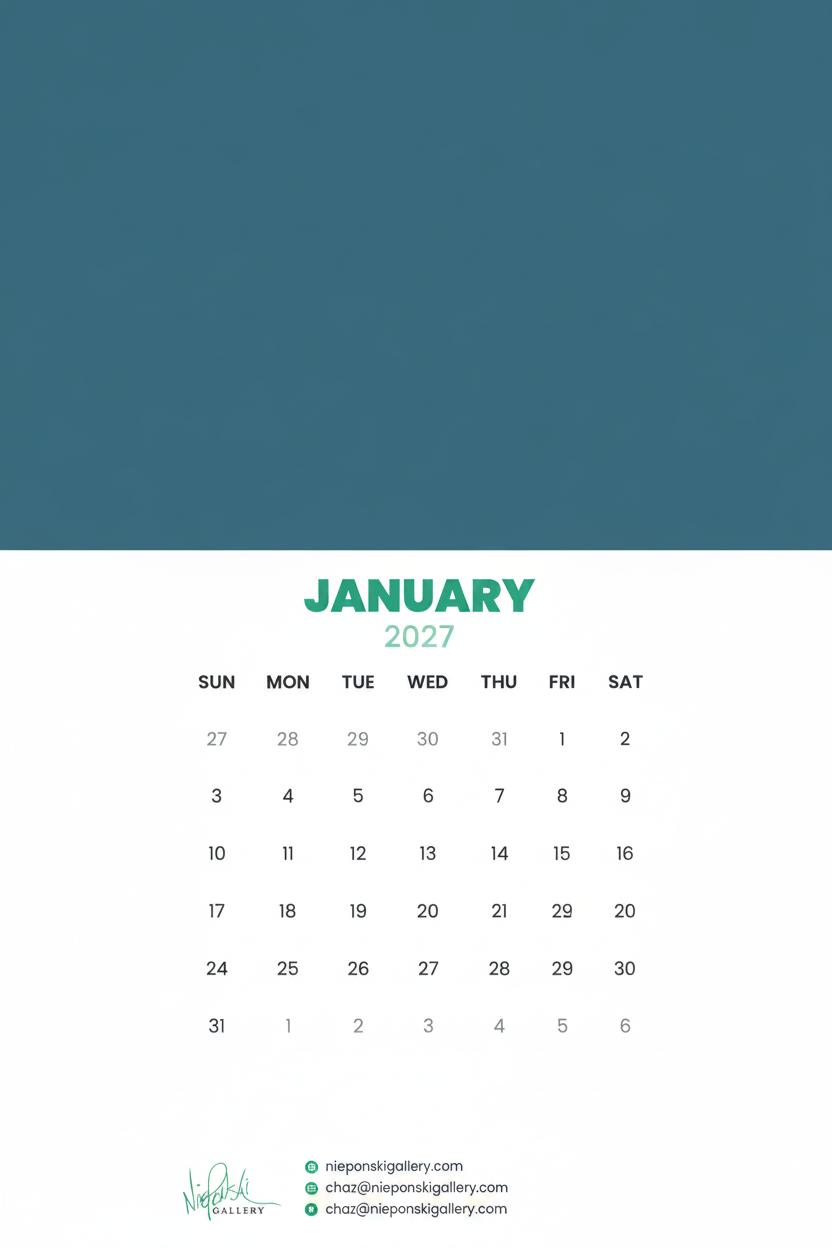 Nieponski Gallery Calendar – No Address/Phone