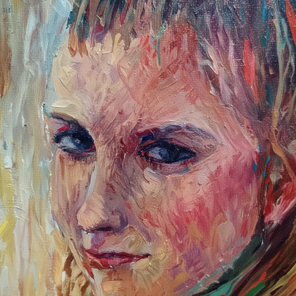 Realizing Her Infinite Power - Face Close-up
