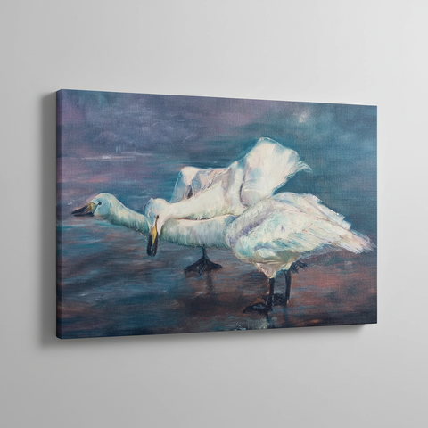 Swan Painting - Wall Hanging